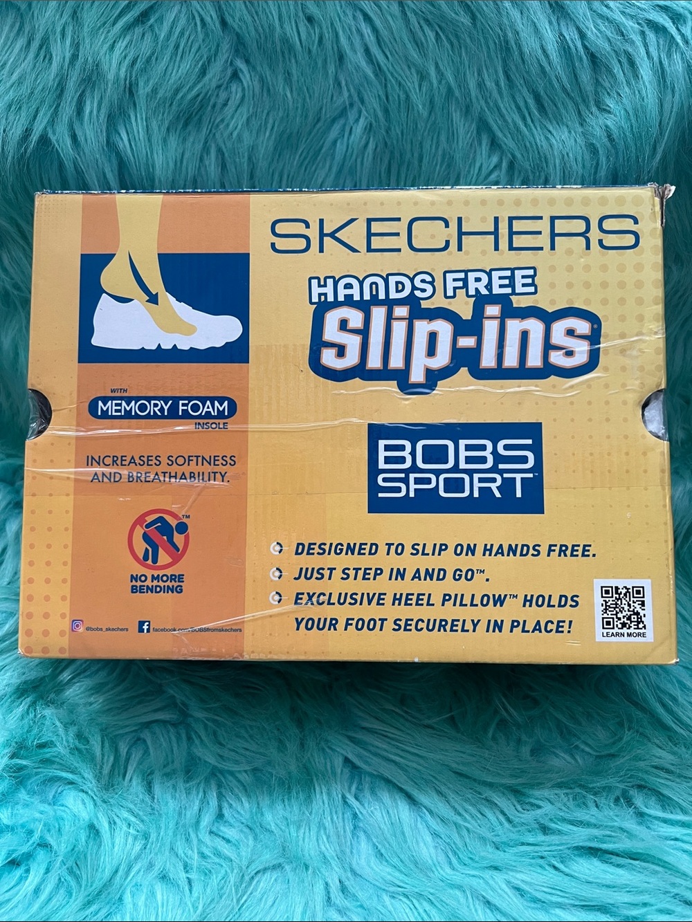 NIB Skechers Bobs Sport Hands Free Slip-Ins with Memory Foam size 8 Taupe - Picture 8 of 8